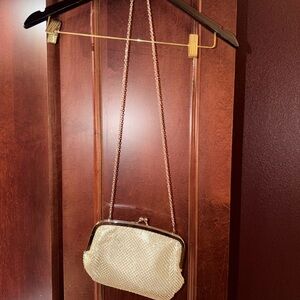 Vintage Jessica  McClintock Shimmering Gold Clutch
